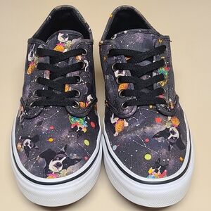 Vans Authentic Space Dog casual skateboard sneakers size 9 1/2